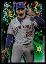 2025 Topps Chrome Juan Soto Celebracion Green /99