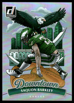2025 Donruss #7 Saquon Barkley Downtown! SSP