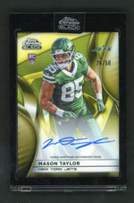 2025 Topps Chrome Black Mason Taylor Rookie True Gold Auto /50