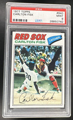 1977 Topps Carlton Fisk #640 PSA 9