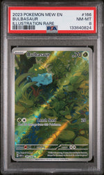2023 Pokemon Mew Illustration Rare Bulbasaur #166 PSA 8
