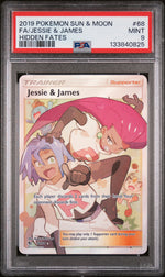 2019 Pokemon Sun and Moon Hidden Fates James/Jessie #68 PSA 9