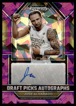 2023 Prizm Draft Picks Jose Alvarado Purple Ice Auto /99