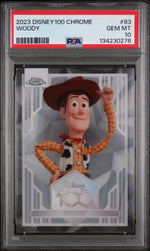 2023 Topps Chrome Disney100 Woody #83 PSA 10