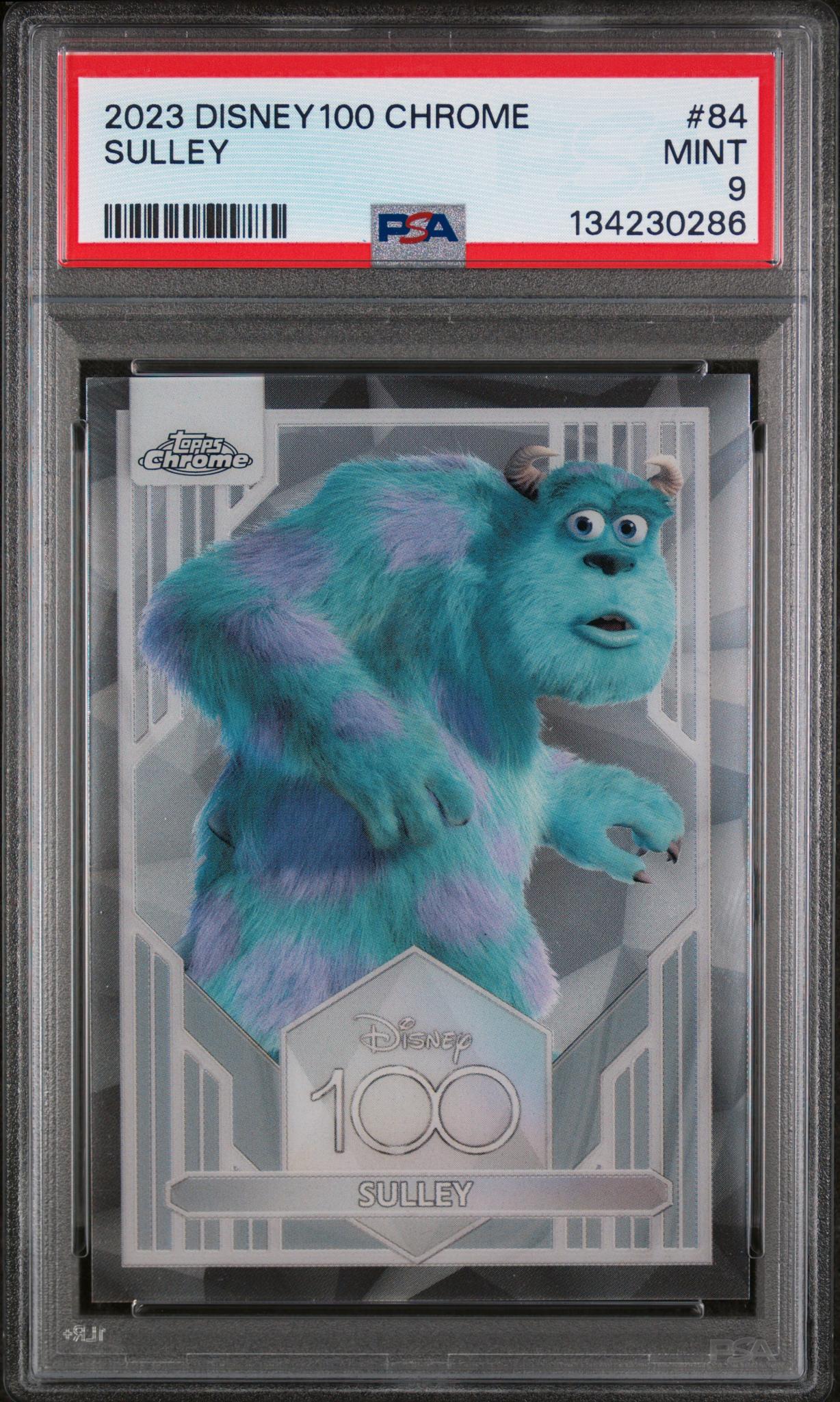 2023 Topps Chrome Disney100 Sulley #84 PSA 9 – Monmouth Sports Cards