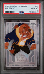 2023 Topps Chrome Uk Disney 100 Years of Wonder the Beast #52 PSA 10