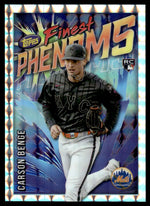 2026 Topps Finest FF-20 Carson Benge Rookie RC Phenoms Geometric Refractor