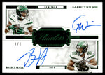 2022 Flawless Garrett Wilson/Breece Hall Emerald Dual Auto /5