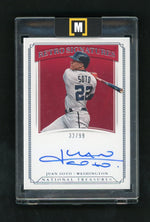 2019 National Treasures Retro Signatures Juan Soto Auto /99