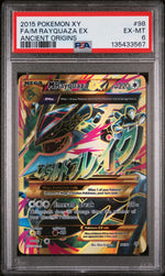 2015 Pokemon XY Ancient Origins M Rayquaza Ex #98 PSA 6