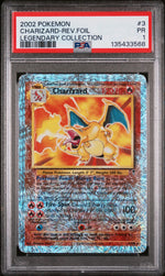 2002 Pokemon Legendary Collection Reverse Foil Charizard #3 PSA 1