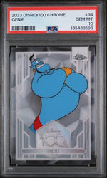 2023 Topps Chrome Disney100 Genie #34 PSA 10