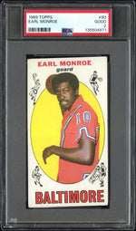 1969 Topps Earl Monroe #80 PSA 2
