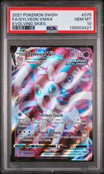 2021 Pokemon Sword and Shield Evolving Skies Sylveon Vmax #75 PSA 10