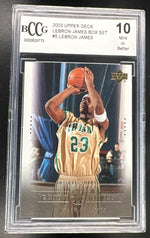 2003-04 Upper Deck LeBron James Box Set #5 LeBron James Rookie RC BCCG 10