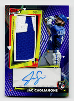 2026 Finest #RPA-JC Jac Caglianone Purple Rookie Patch Auto /75