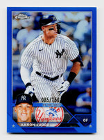 2023 Topps Chrome #62 Aaron Judge Blue Refractor /150