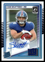 2025 Donruss Optic #228 Cam Skattebo Rated Rookie Auto /350