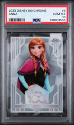 2023 Topps Chrome Disney100 Anna #9 PSA 10