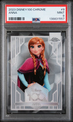 2023 Topps Chrome Disney100 Anna #9 PSA 9