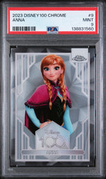2023 Topps Chrome Disney100 Anna #9 PSA 9