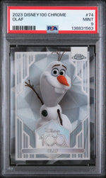 2023 Topps Chrome Disney100 Olaf #74 PSA 9