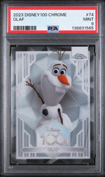 2023 Topps Chrome Disney100 Olaf #74 PSA 9