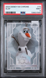 2023 Topps Chrome Disney100 Olaf #74 PSA 9