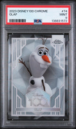 2023 Topps Chrome Disney100 Olaf #74 PSA 9