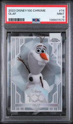 2023 Topps Chrome Disney100 Olaf #74 PSA 9