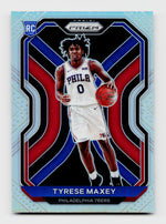 2020 Prizm #256 Tyrese Maxey Silver Rookie RC