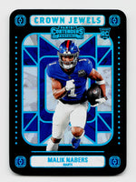 2024 Contenders Football Crown Jewels Insert Malik Nabers Giants #6