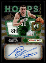 2025 NBA Hoops Payton Pritchard Hoops Signs Gold Auto /50