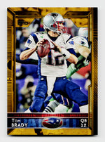 2015 Topps #125 Tom Brady Gold Parallel /2015
