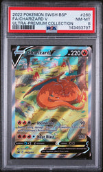 2022 Pokemon Sword and Shield Black Star Promo Ultra Premium Collection Charizard V #260 PSA 8