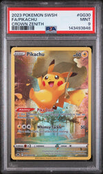 2023 Pokemon Sword and Shield Crown Zenith Pikachu #GG30 PSA 9