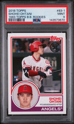 2018 Topps '83 Rookies Shohei Ohtani #83-1 PSA 9