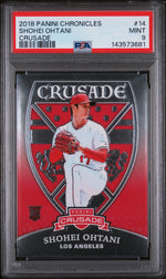 2018 Panini Chronicles Crusade Shohei Ohtani #14 PSA 9