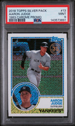 2018 Topps '83 Silver Pack Chrome Aaron Judge #13 PSA 9