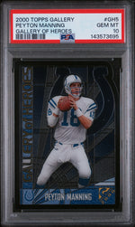2000 Topps Gallery Gallery of Heroes Peyton Manning #GH5 PSA 10
