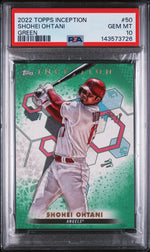 2022 Topps Inception Green Shohei Ohtani #50 PSA 10