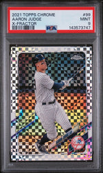 2021 Topps Chrome Xfractor Aaron Judge #99 PSA 9