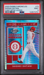 2020 Panini Chronicles Contenders Optic Hyper Shohei Ohtani #13 /299 PSA 9