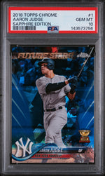 2018 Topps Chrome Sapphire Aaron Judge #1 PSA 10