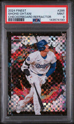 2024 Topps Finest Checkerboard Refractor Shohei Ohtani #286 PSA 9