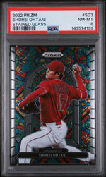 2022 Panini Prizm Stained Glass Shohei Ohtani #SG-3 PSA 8