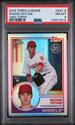2018 Topps Chrome 1983 Topps Shohei Ohtani #83T6 PSA 8