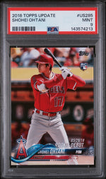 2018 Topps Update Rookie Debut Shohei Ohtani #US285 PSA 9