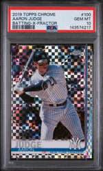 2019 Topps Chrome Xfractor Aaron Judge #100 PSA 10