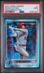 2022 Topps Chrome Prism Refractor Shohei Ohtani #1 PSA 9